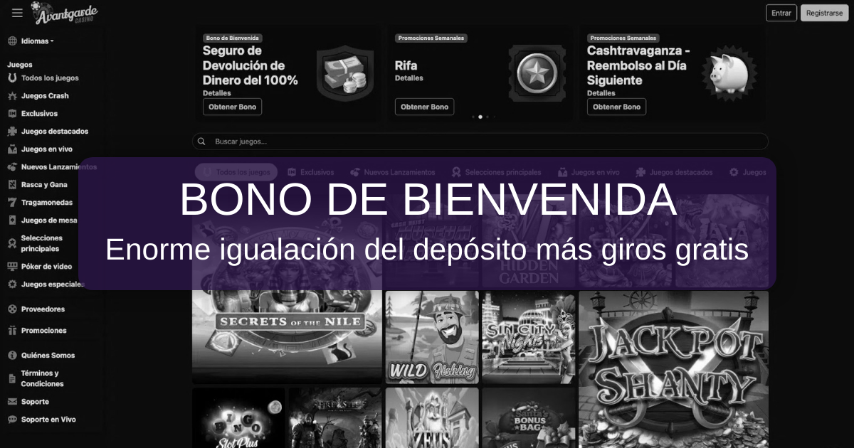 Avantgarde Casino banner